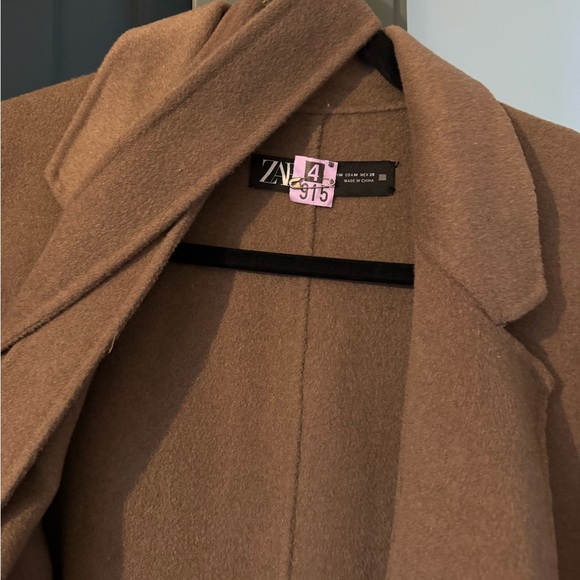 Zara Classic Brown Coat - Picture 3 of 4